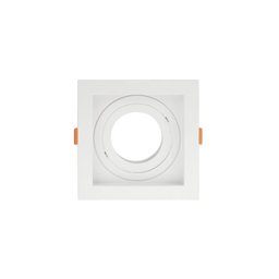 Spot de Embutir Recuado Taschibra Conecta para Lâmpada Par 20 Quadrado Branco - 1