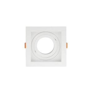 Spot de Embutir Recuado Taschibra Conecta para Lâmpada Par 20 Quadrado Branco