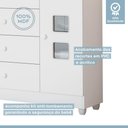 Ver mais imagens de Quarto de Bebê Completo Guarda-Roupa, Berço e Cômoda Lipe Tigus Baby