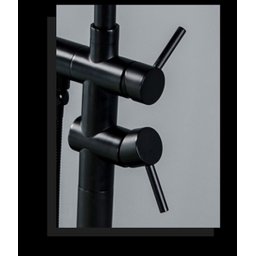 Torneira Chão Duchinha Gourmet Banheira Preto Fosco Elegante - 7