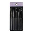 Ver imagem 1 de Kit Limas Diamantada Profissional Rifflers (Curvas) 140mm C/ 5 Peças - #150