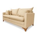 Ver imagem 1 de Sofa Maguimoveis Living Xangai 2,00 com 4 Almofadas Linho Bege