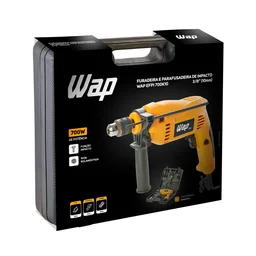 Furadeira e Parafusadeira de Impacto WAP Efpi 700k10 com Maleta 700W 220v - 10