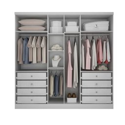 Modulado 6 Portas 8 Gavetas - Rizon-Branco - Móveis Novo Horizonte - 2