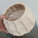 Ver imagem 3 de Vaso Decorativo Enfeite Casa Home&Co Cerâmica 21x25x25cm Bege