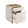 Conjunto de Escritório 2 Peças Mesa Gaveteiro 2 Gavetas Oslo - 10