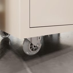 Conjunto de Escritório 2 Peças Mesa Gaveteiro 2 Gavetas Oslo - 11