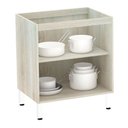 Ver imagem 3 de Balcão Sem Tampo 70cm Lis Legno Crema Com