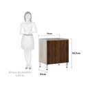 Ver imagem 2 de Balcão Sem Tampo 70cm Lis Legno Crema Com