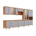 Ver imagem 2 de Kit Modulado 8 Peças Elena CZ542 Cinamomo/Platina MGM
