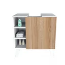 Ver imagem 4 de Gabinete para Banheiro e Armário com Espelho Branco Slim