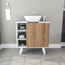 Ver mais imagens de Gabinete para Banheiro e Armário com Espelho Branco Slim