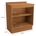 Ver imagem 2 de Armário de Cozinha Balcão 2 Portas 80cm com Tampo R625 Ciela Kappesberg