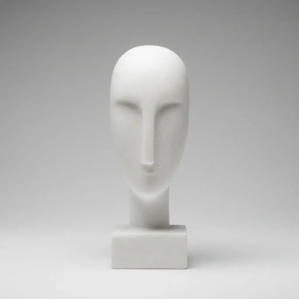 Decoração Escultura Face em Poliresina Mart 20125
