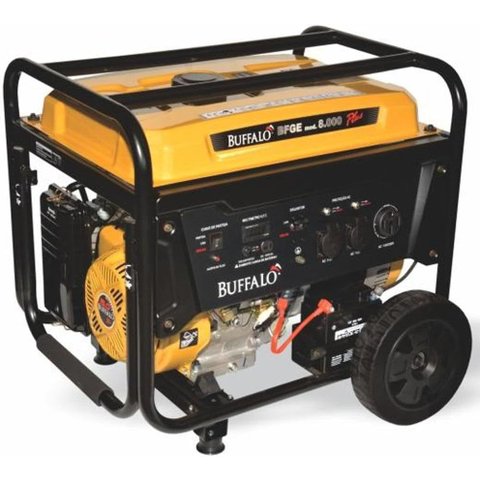 Gerador Buffalo a Gasolina 8KVA Bfge 8000 Plus c/Partida Eletrica