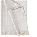 Ver imagem 2 de Manta p/ Sofá Lola 3 Lugares 1,50m x 2,10m Offwhite Dohler