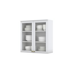 Armário Aéreo para Cozinha 2 Portas De Vidro Nova York - 4