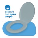 Ver imagem 4 de Assento Sanitário Almofadado Oval Astra
