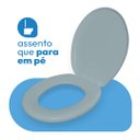 Ver imagem 4 de Assento Sanitário Almofadado Oval Astra