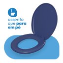 Ver imagem 6 de Assento Sanitário Almofadado Oval Astra