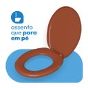Ver imagem 5 de Assento Sanitário Almofadado Oval Astra