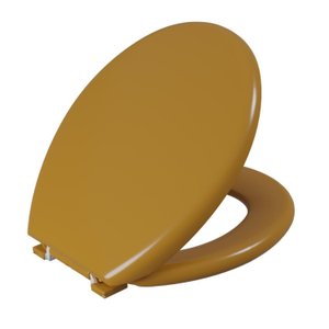 Assento Sanitário Almofadado Oval Astra