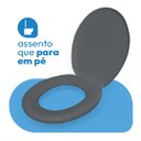 Ver imagem 6 de Assento Sanitário Almofadado Oval Astra