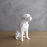 Rottweiler Geométrico Decorativo Pequeno Vegras Branco - 7