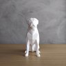Rottweiler Geométrico Decorativo Pequeno Vegras Branco - 9