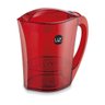 Jarra 3lts Com Filtro Ps Vermelho Translucido De Plástico Uz - 1