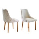 Ver imagem 1 de Conjunto 2 Cadeiras Madeira Maciça Roma 