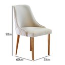 Ver imagem 4 de Conjunto 2 Cadeiras Madeira Maciça Roma