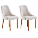 Ver imagem 1 de Conjunto 2 Cadeiras Madeira Maciça Roma 