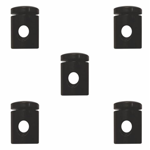 Kit-5 Desviador de Cabo Para Lustres e Pendentes e Luminária MD-6005/5 - Preto
