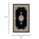Ver imagem 2 de Tapete Persa Iraniano Azul Escuro Ideal para Sala Quarto e Hall de Entrada 2,00x3,00cm