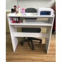 Ver imagem 3 de Mesa Manicure Salão de Beleza Prateleiras p/ Esmaltes ClickForte Preto