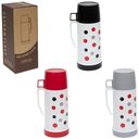 Ver imagem 2 de Garrafa Termica Petit Poa 1.0l Cinza - Quanhe Garrafa Térmica Petit Poá 1 Litro Cinza - Quanhe