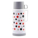 Ver imagem 1 de Garrafa Termica Petit Poa 1.0l Cinza - Quanhe Garrafa Térmica Petit Poá 1 Litro Cinza - Quanhe