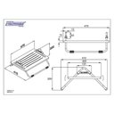 Ver imagem 2 de Apoio para Os Pés Ergonômico Antiderrapante Apoio-pr Multivisão