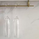 Ver imagem 2 de Kit 2 Porta Taças 25cm Dourado Suspenso Aramado Duller