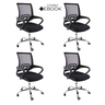 Kit 4 Cadeiras de Escritorio Begonia Tela Mesh Ergonomica + E-book - 1
