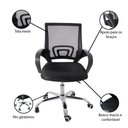 Ver imagem 3 de Kit 4 Cadeiras de Escritorio Begonia Tela Mesh Ergonomica + E-book