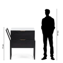 Ver imagem 5 de Gabinete Design Artemobili Preto/Branco