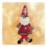 Boneco Papai Noel Natalino Pendente Árvore Natal Tecido 30cm - 2
