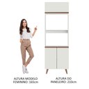 Ver imagem 6 de Torre Quente Armário de Cozinha 70 cm 3 Portas Branco Reims Madesa