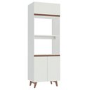 Ver imagem 1 de Torre Quente Armário de Cozinha 70 cm 3 Portas Branco Reims Madesa