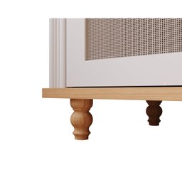 Rack para TV até 60 Polegadas 2 Gavetas 1 Prateleira Quioto Espresso Móveis - 5