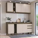 Ver imagem 1 de Cozinha Compacta 100% MDF 6 Peças com Tampo Lora Casa 812
