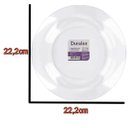 Ver imagem 2 de Jogo de 12 Pratos Fundos Astral Duralex 22,2cm Vidro Transparentes Nadir Figueiredo
