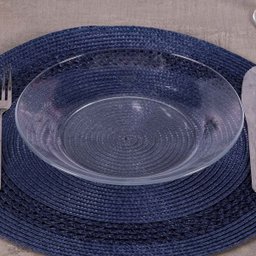 Jogo de 12 Pratos Fundos Astral Duralex 22,2cm Vidro Transparentes Nadir Figueiredo - 4